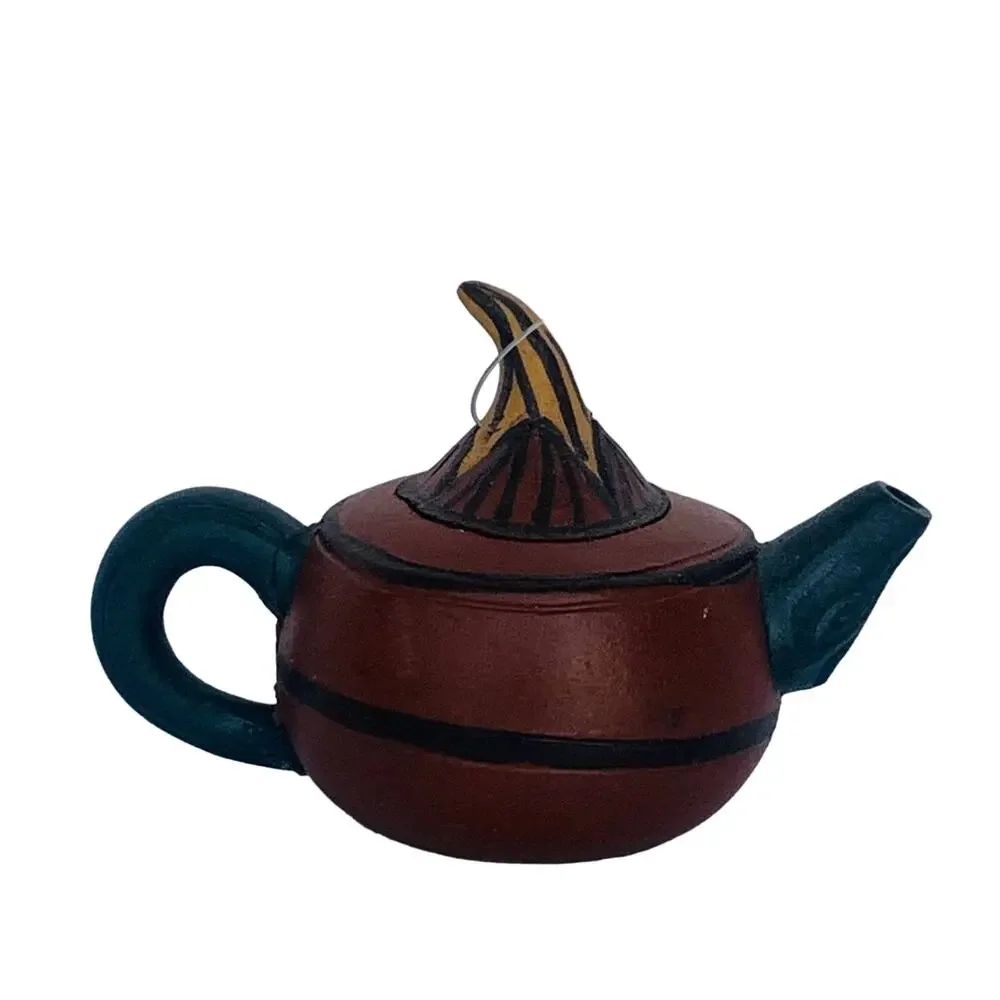 Vintage Chinese Clay Teapot Ornament